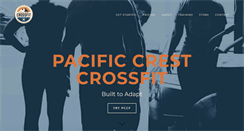 Desktop Screenshot of pacificcrestcrossfit.com